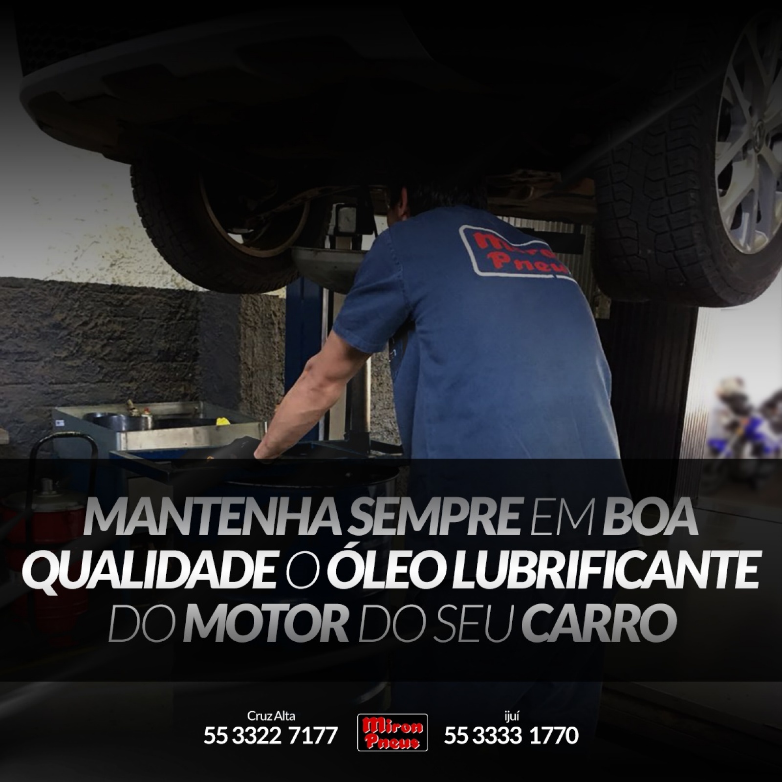 Mantenha sempre em boa qualidade o Óleo Lubrificante do motor do seu carro 