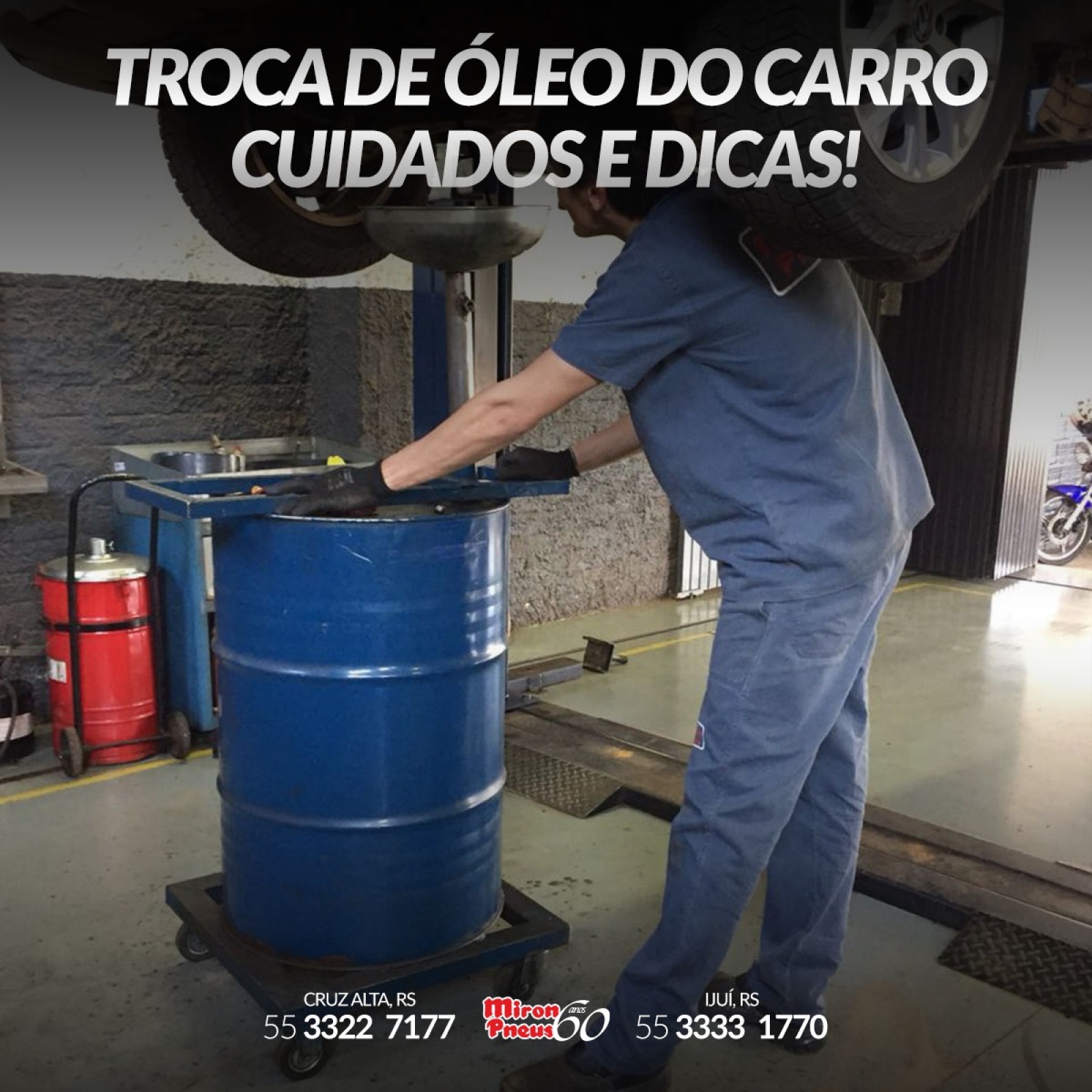 Troca de Óleo do Carro – Cuidados e Dicas