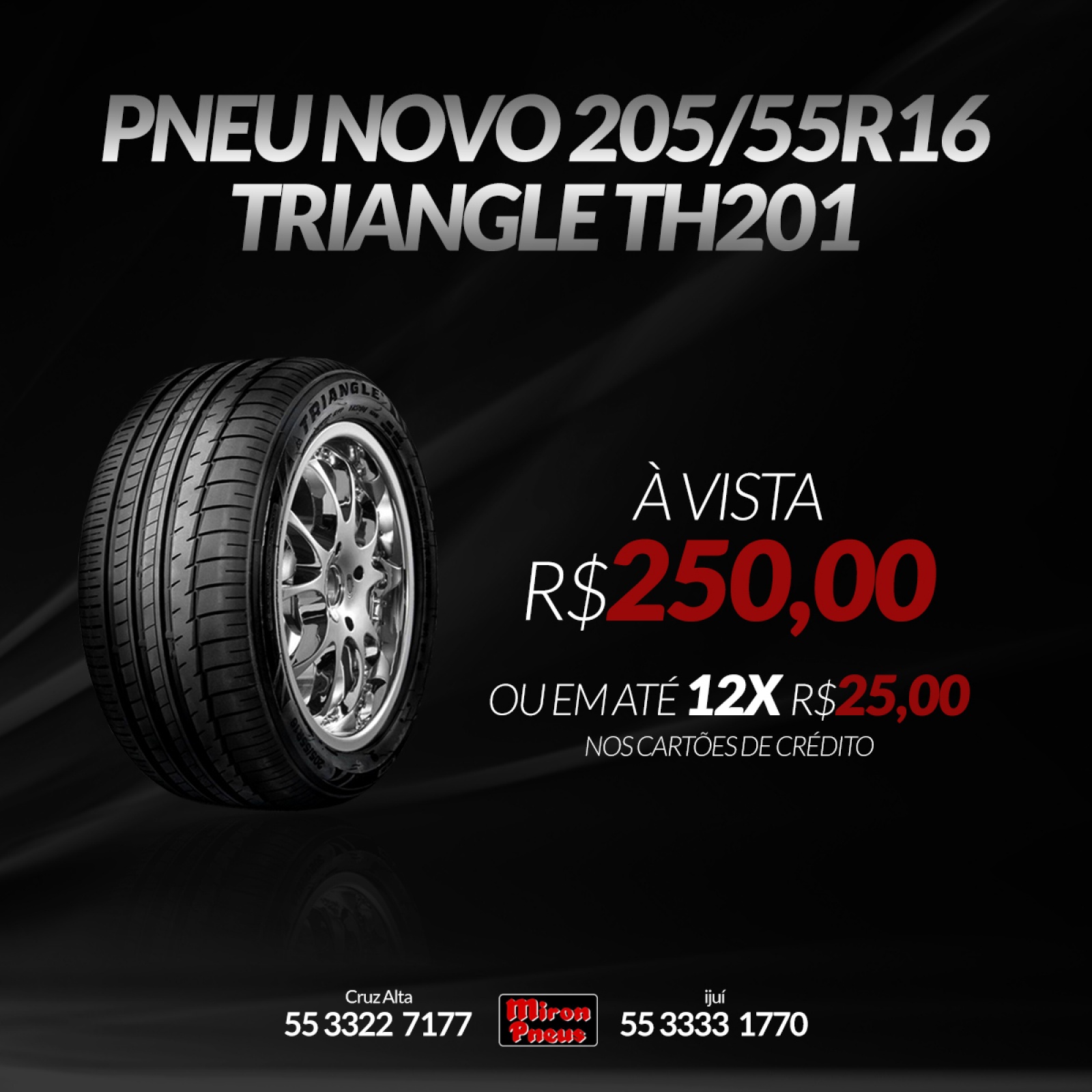 PNEU NOVO 205/55R16 TRIANGLE TH201