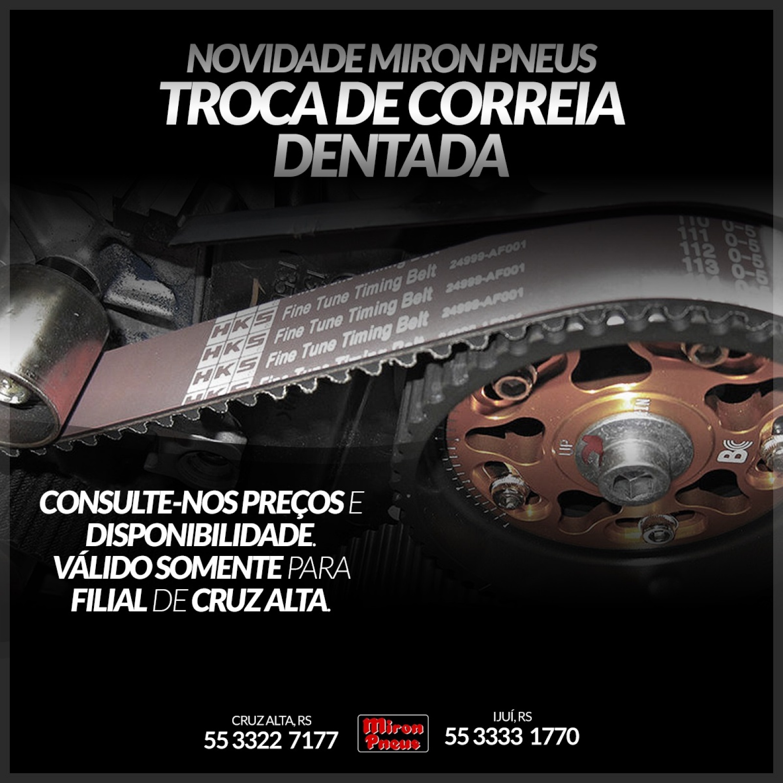 Serviço de troca de Correia Dentada