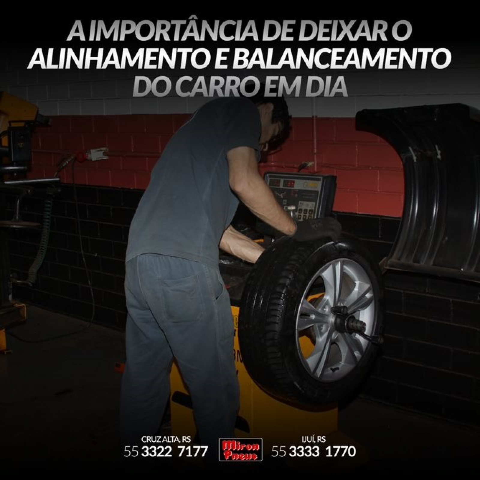 A importância de deixar o alinhamento e balanceamento do carro em dia