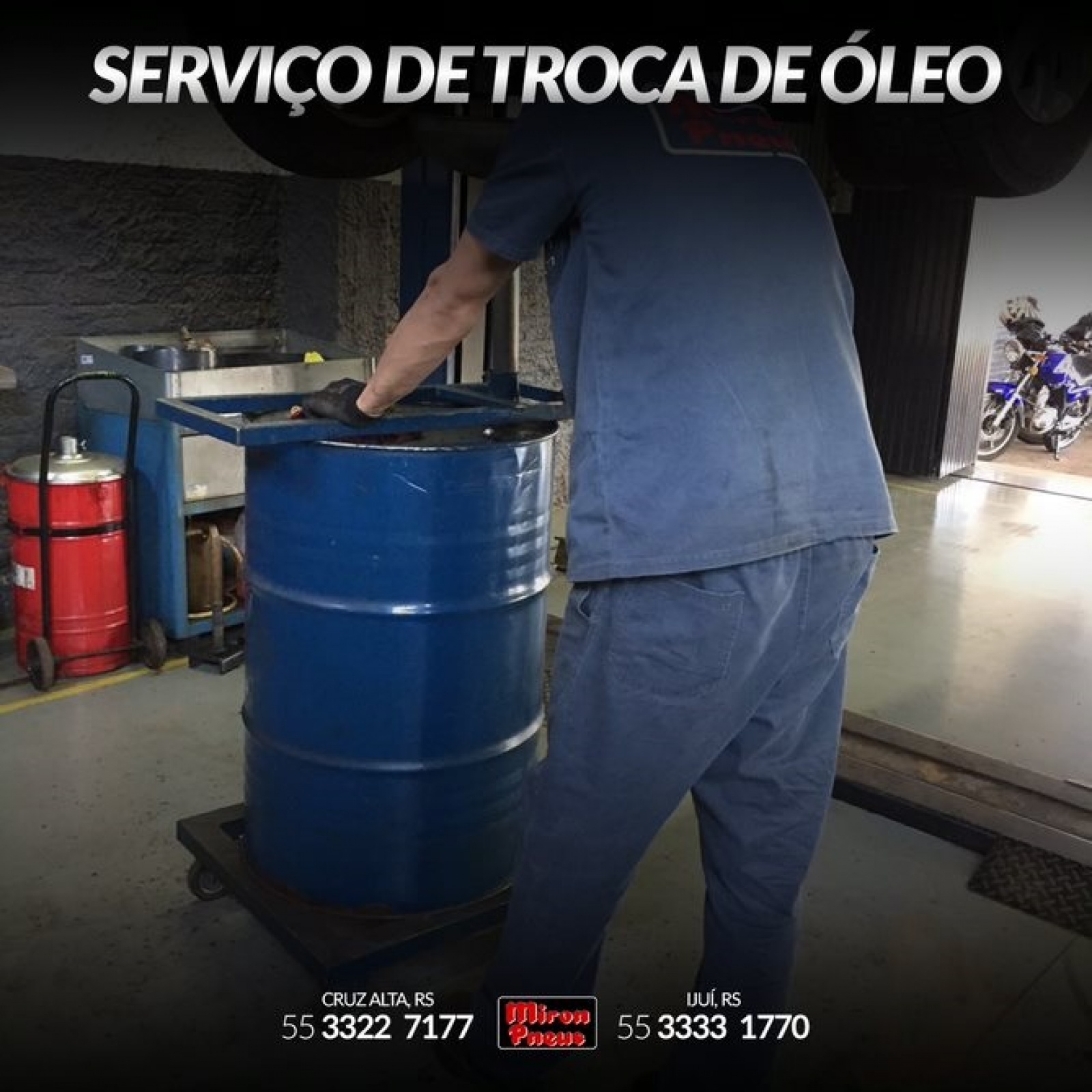 Serviço de troca de óleo