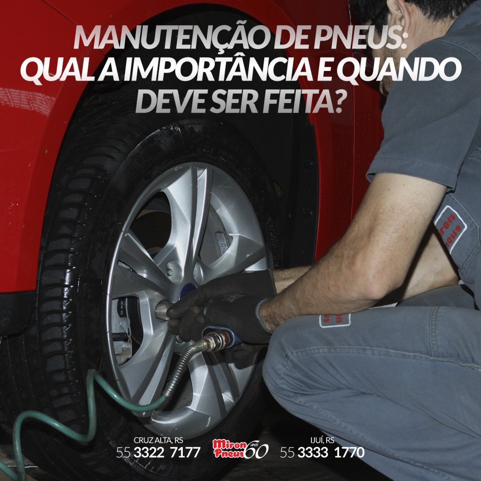 Manutenção de pneus: qual a importância e quando deve ser feita?