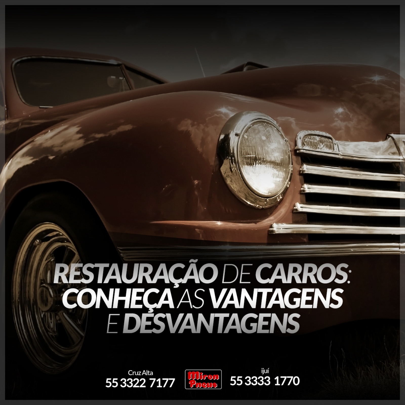 Restauração de carros: conheça as vantagens e desvantagens