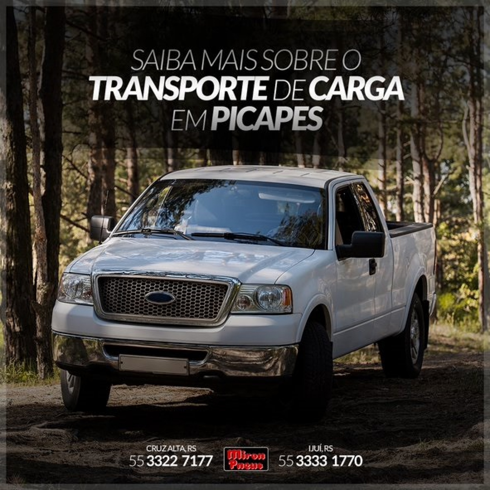 Saiba mais sobre o transporte de carga em picapes